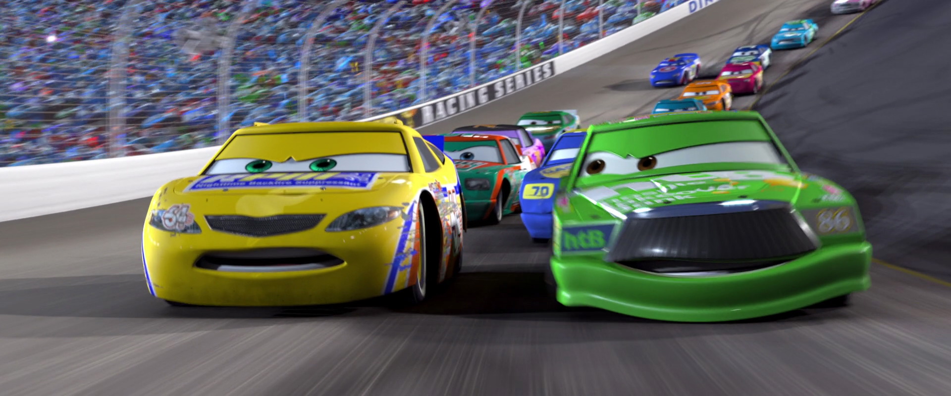 Street Race Crash Cars 3 McQueen Jackson Storm Cruz Ramirez Boost Wingo &  Friends 