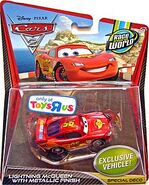 Metallic Finish Lightning McQueen with Racing Wheels