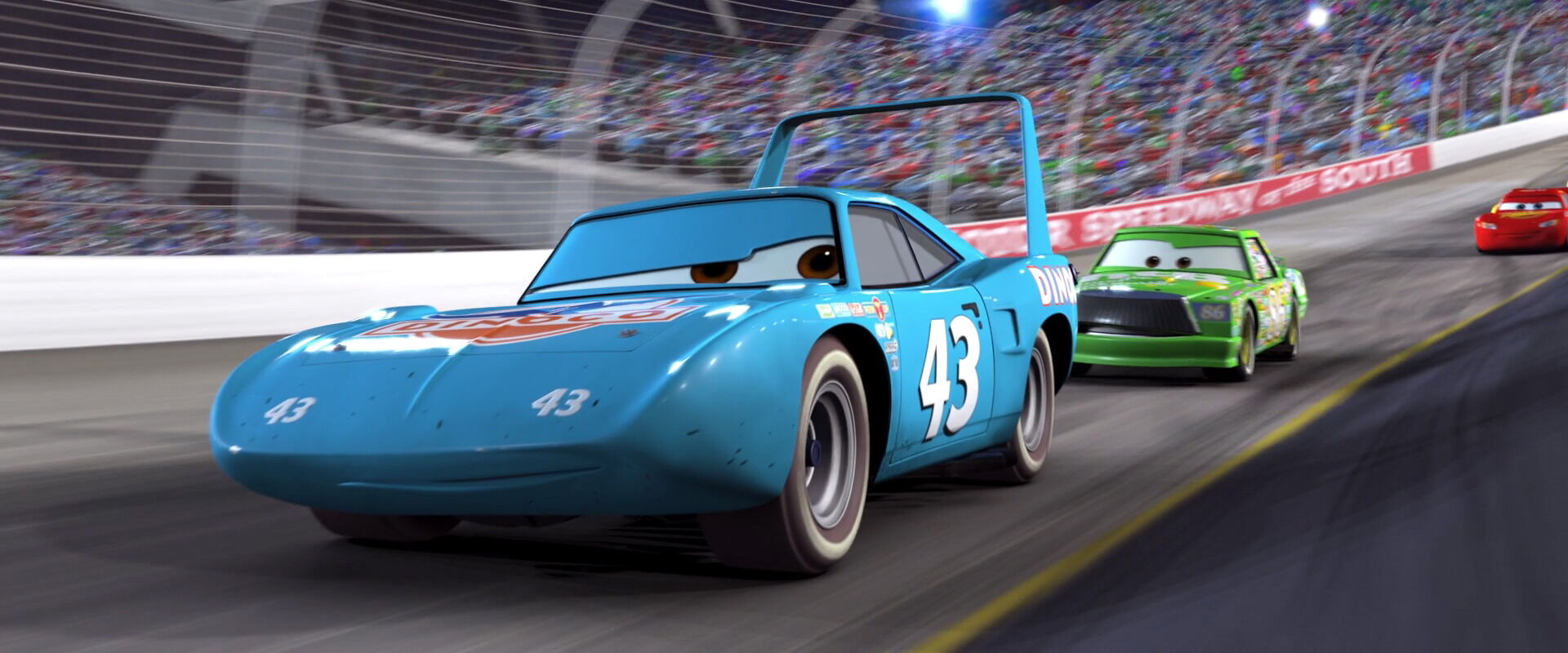Disney FLM26 Pixar Cars-Lightning McQueen Dinoco 400, flerfärgad