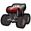 One of Monster McQueen's icons from Cars: The Videogame