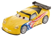 Cars 2 Pullback Racers Jeff Gorvette 