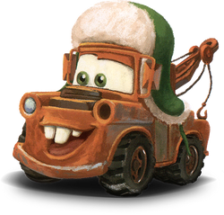 Cars mater saves christmas best sale