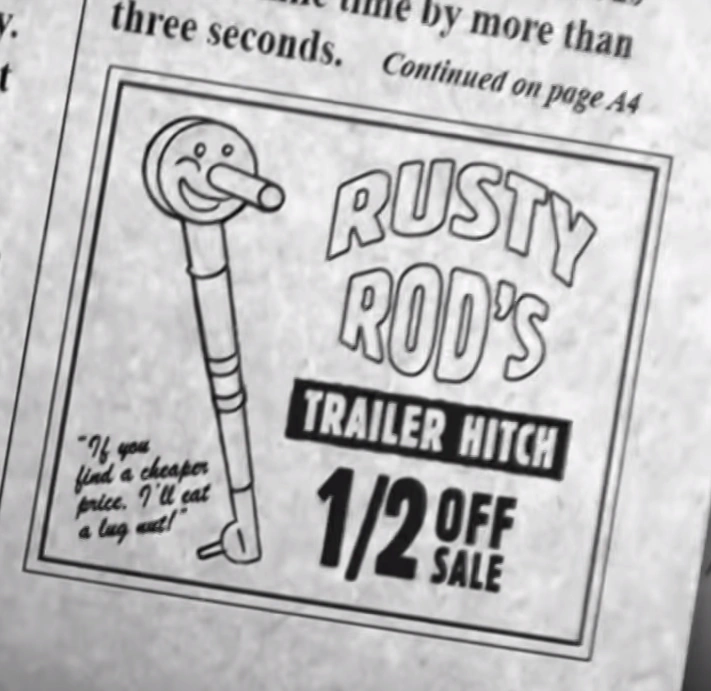 Rusty Rod's Trailer Hitch Pixar Cars Wiki Fandom