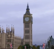 Big Bentley: part of the Houses of Parliament
