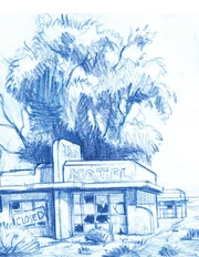 Glenrio Motel Art