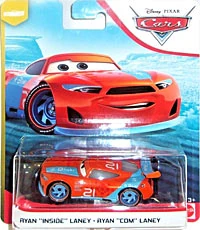 Pojazdy Cars/Auta Dwupak Ryan Inside Laney & Eric Braker – Macchinine Disney Pixar In Metallo Pressofuso, 1:55, 2 Pezzi