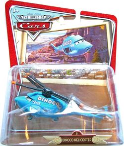 Disney cars new arrivals dinoco helicopter