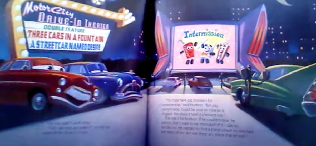 Motor City DriveIn Theater Pixar Cars Wiki Fandom