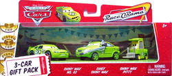 Disney Cars Shiny Wax #82 Team (Senior Trax and Nebekenezer