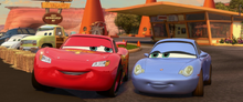 Cars 2 - Lightning and Sally