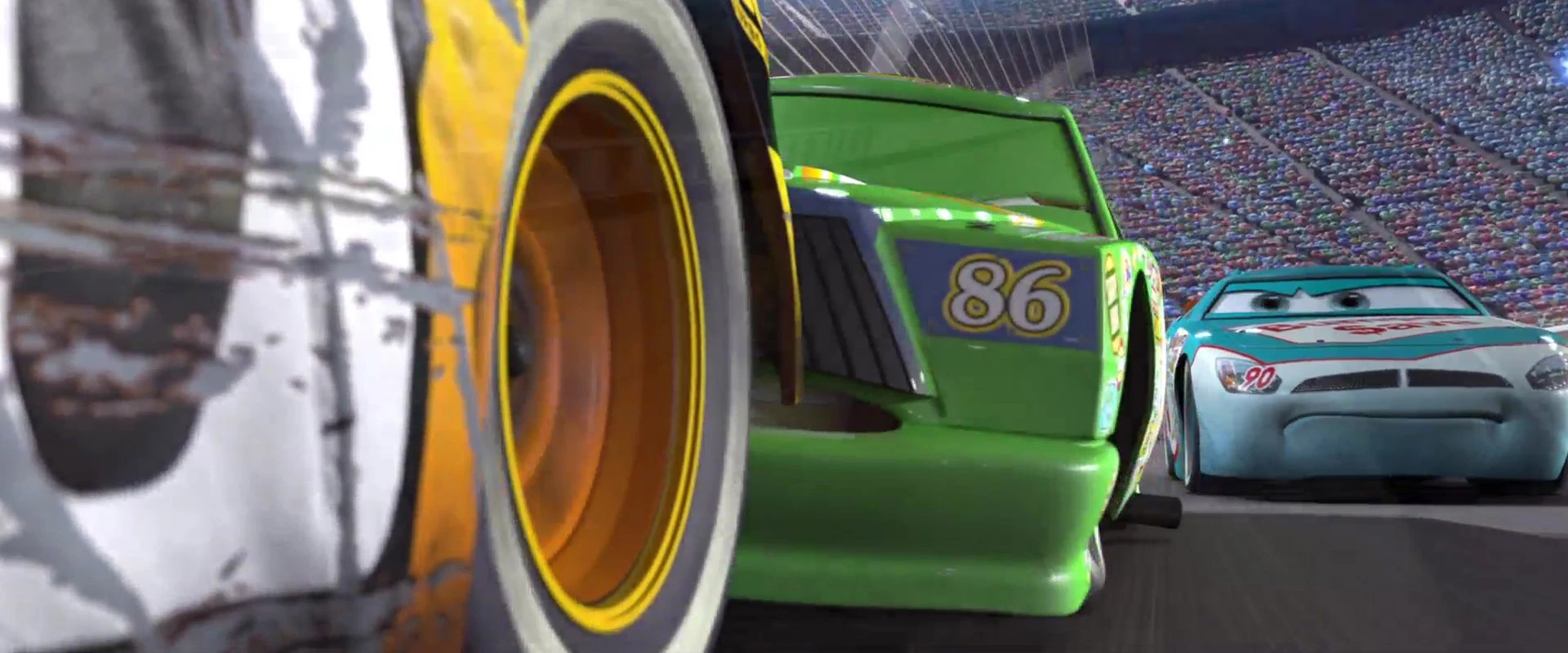 cars 3 ponchy wipeout