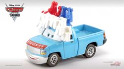 カーズ　マテル　BUCK THE TOOTH VENDOR Amazon.com: Disney / Pixar CARS TOON Oversized Die Cast Car