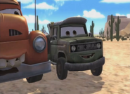 Tater Jr. salutes Mater