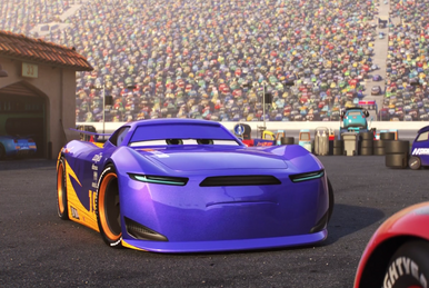 Purple race car from cars 3 outlet
