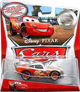 Silver Metallic Finish Hudson Hornet Piston Cup Lightning McQueen