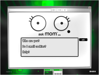 MOM's interface in MOM's Computer