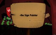 A typical Sign Painter sign's last words