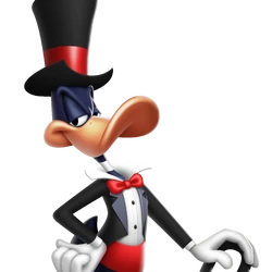 Figurine Artoyz Daffy Duck Violet & Vert - Vinyle Numéroté 2003 - Neuf Sous Blister
