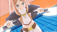Konami using Sōgetsu with the outfit