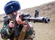 A Ukranian RIA commando with an AKS-74