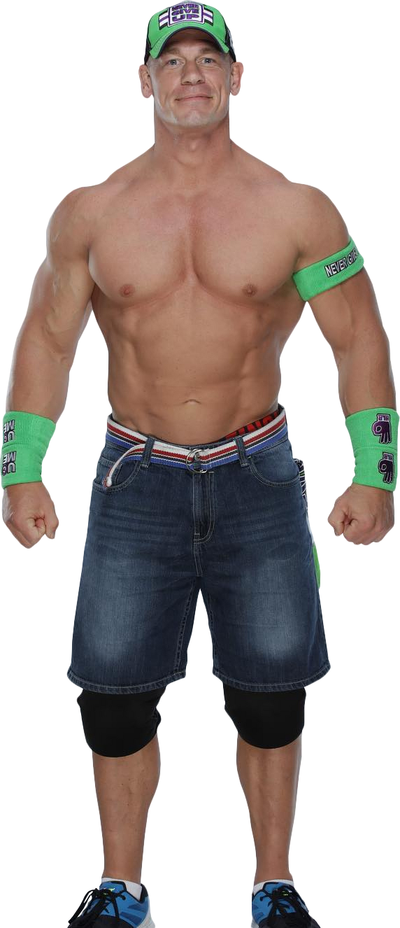 Download John Cena showcasing his trademark pose in the ring |  Wallpapers.com