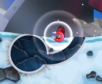 The result of dropping a Bunker Buster next to an attractive Electromagnet.