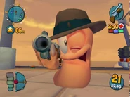 Shotgun in Worms 4: Mayhem