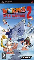 Worms Open Warfare 2 PSP Cover