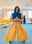 Amar Chadha-Patel behind the scenes, Twitter, December 25, 2021