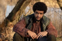 Episode 205: Perrin sitting across from Aviendha (offscreen)