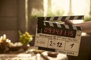 Clapperboard from the first day of filming, July 19, 2021