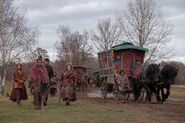 The Tuatha'an travel across the Caralain Grass