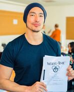 Daniel Henney at the episode table read, shared January 22, 2020