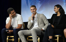 Marcus Rutherford, Josha Stradowski, and Madeleine Madden