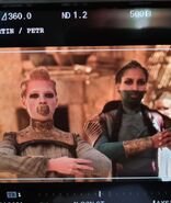 Valerie Vachkova behind the scenes of episode 206, Instagram September 23, 2023[2]