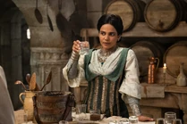 Ep201 promo Alanna glass.jpg (1.55 MB) Episode 201: Alanna holds up a glass of clear water, purified with her weave