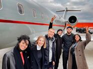 Cast arrives in London for the premiere