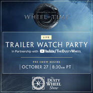 Trailer Watch Party pre-show Oct 26 2021