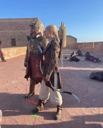 Hawkwing and Birgitte s2 BTS Instagram May 6 2024.jpg (259 KB) Actors for Hawkwing and Birgitte on set for season 2, from Sharon Gilham's Instagram, May 6, 2024