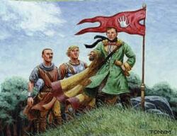 Mat with his men from the 