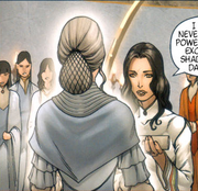 Moiraine swears on the Oath Rod