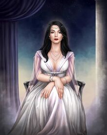 A Portrait of Lanfear, by Ariel Burgess Official Wheel of Time Artist