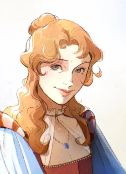 The most recent Daughter-Heir, Elayne Trakand (art by Julia Carl)