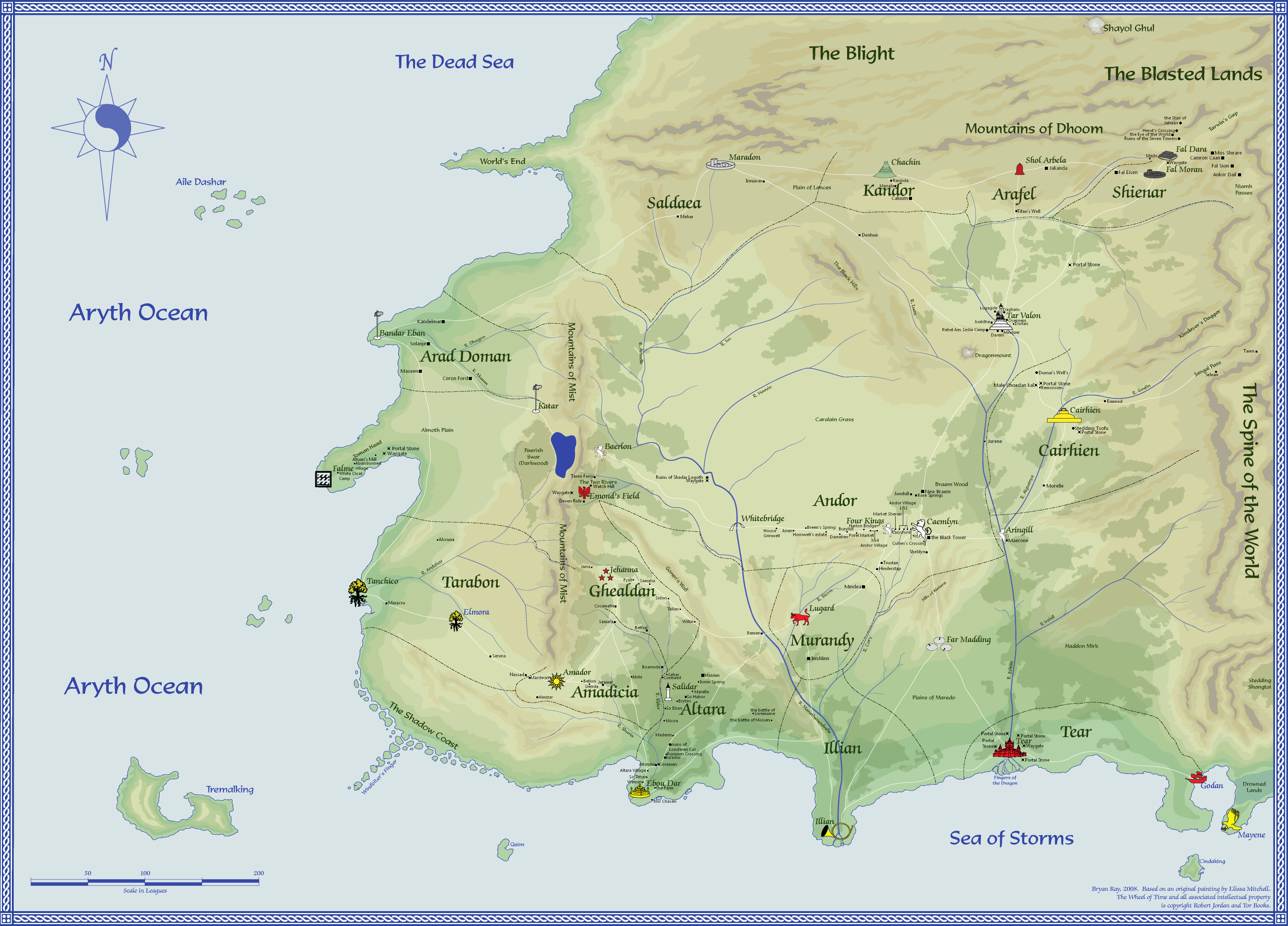 wheel of time map