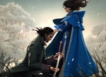 Moiraine and her Warder Lan