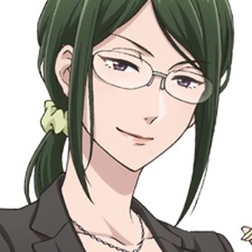 Image of Hanako Koyanagi anime girl with green hair