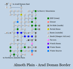 Zone 150 - Almoth Plain - Arad Doman Border