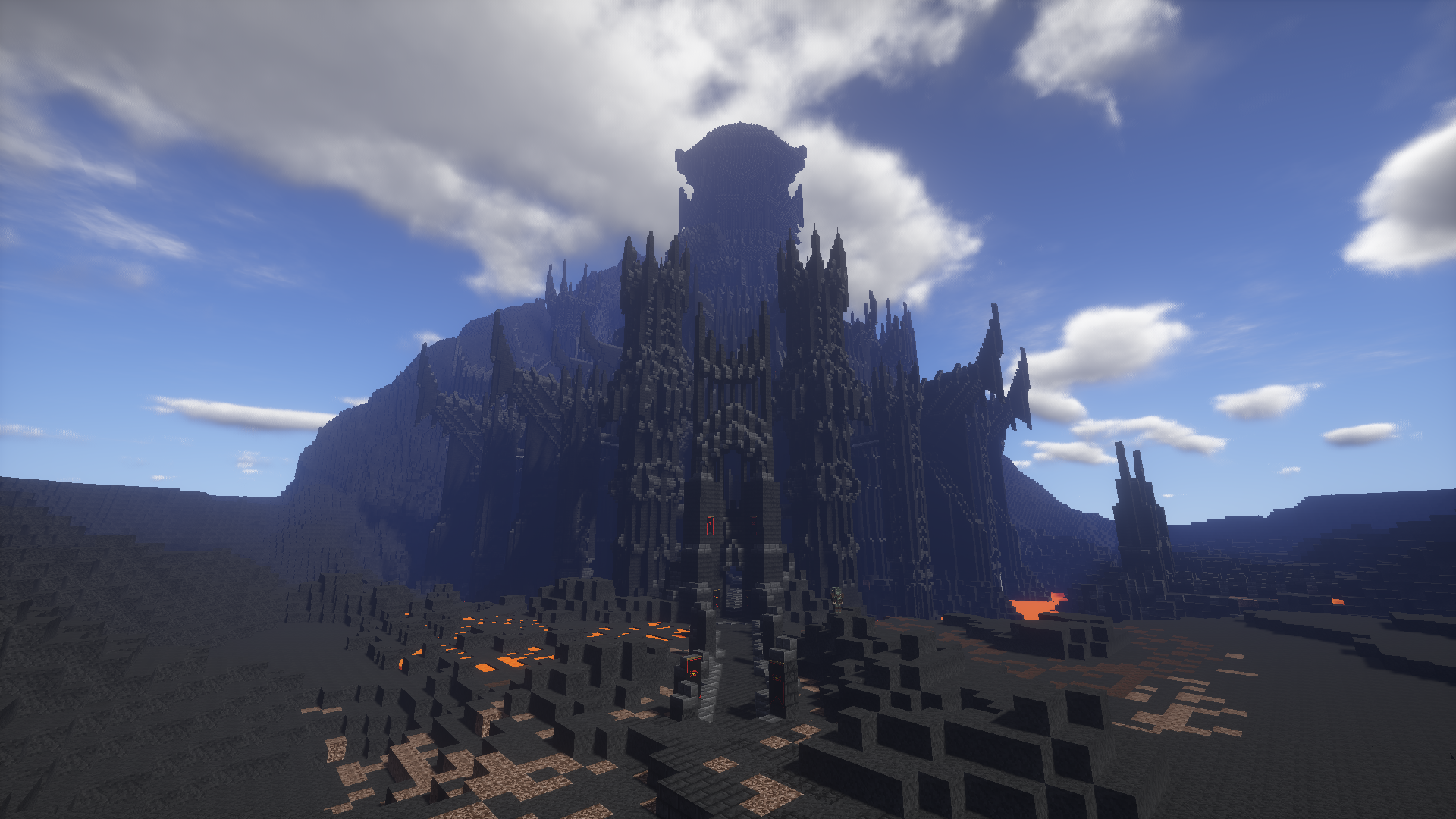 Minecraft Middle Earth: Barad-dur Minecraft Project  Minecraft middle earth,  Minecraft projects, Minecraft castle