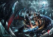 Arthas contra Illidan por el poder de los obeliscos