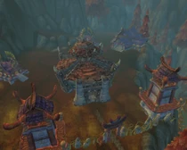 Bâtiments principaux du camp de la Horde